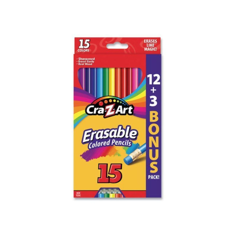 Classic Colours erasable colour pencils, wallet of 12