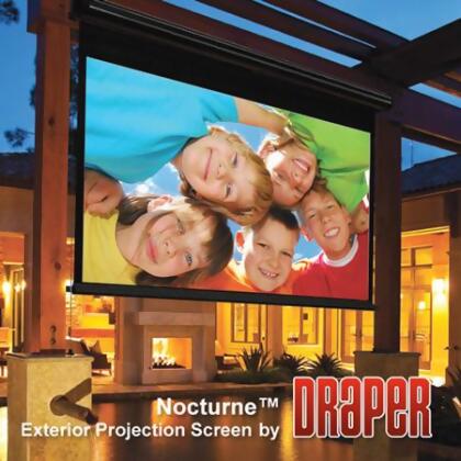 Draper DR-138010 100 in. Nocturne 16-9 HDTV Electric Projection Screen, HC Grey