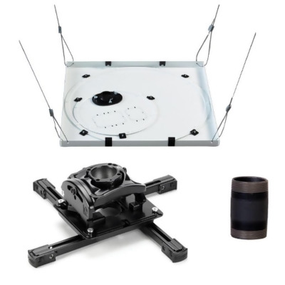 Chief Mounts CHF-KITPR003 RPAUW Preconfigured Projector Ceiling Mount Kit, White 