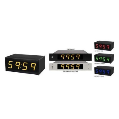ESE ESE-ES590UD-RED 6 ft. 60 Minute Up Timer with Remote Control via Cable Connector Switch Plate, Red LED Display 