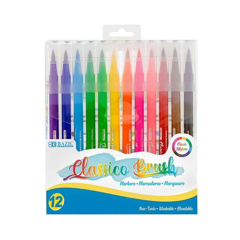 12 Metallic Colored Pencils  Bazic Products Bazic Products