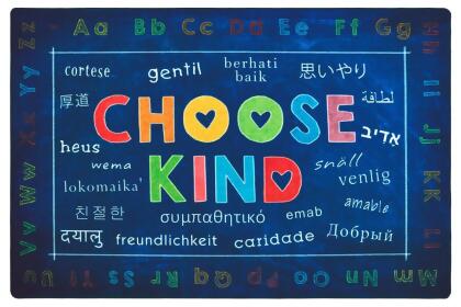 Carpets for Kids 62618 8 x 12 ft. Rectangle Choose Kind Rug, Blue 