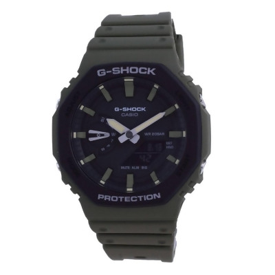 Casio GA-2110SU-3A 200 m Mens G-Shock Analog Digital Carbon Core Guard Watch, Blue 