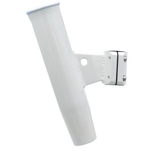 C.e. Smith 53716 1.312 in. Aluminum Vertical Clamp-On Rod Holder with Ourdoor Powdercoat Sleeve, White - All