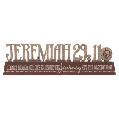 Dicksons WORDFIG-15 Jeremiah 29-11, Life is About the Journey Tabletop Word Figurine 