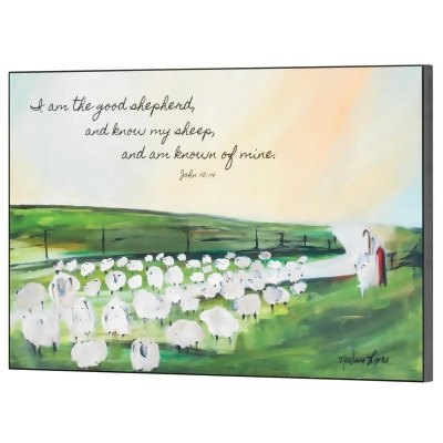 Dicksons PLK1510-949 Unisex I Am The Good Shepherd Wall Plaque, Multi Color - One Size 