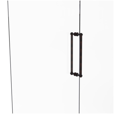 Allied Brass 404D-18BB-VB 18 in. Contemporary Back to Back Shower Door Pull with Dotted Accent, Venetian Bronze 