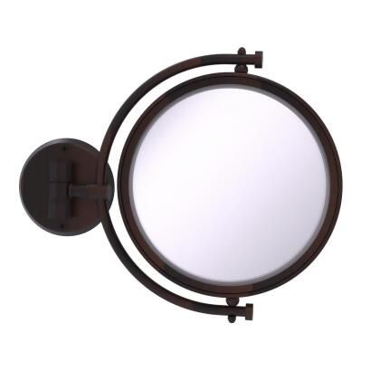Allied Brass WM-4-5X-VB 8 in. Wall Mounted Make-Up Mirror 5X Magnification, Venetian Bronze - 10 x 8 x 7 in. 