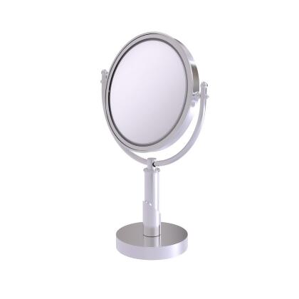 Allied Brass SH-4-3X-SCH 8 in. Soho Collection Vanity Top Make-Up Mirror 3X Magnification, Satin Chrome 