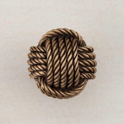 Acorn Manufacturing DPFGP Artisan Collection Monkeys Fist Knot Knob, Museum Gold 