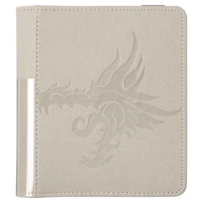 Arcane Tinmen ATM35012 Dragon Shield Card Codex 80 Binder, Ashen White 