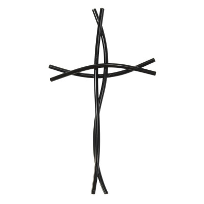 Dicksons MWC-406 15.75 in. Unisex Metal Braided Wall Cross, Metal - One Size 