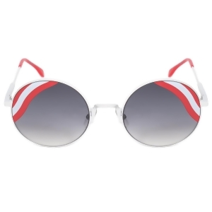 Fendi Fendi-sung-ff0248s-vk6-9o-53 53-22-135 mm Waves Round Sunglasses, Gray Gradient - All