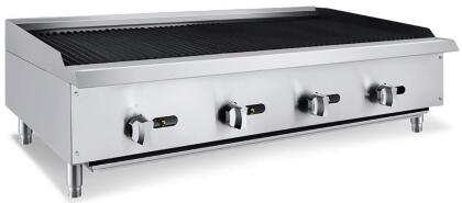 Apexra APRB-48LP 48 in. Radiant Charbroiler, 140000K BTU LP 