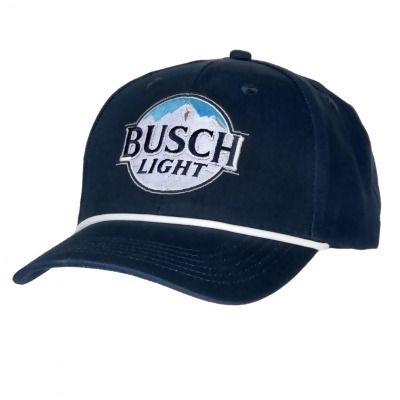Busch 854906 Busch Light Rope Snapback Cap, Navy 