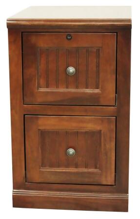 American Heartland 75002EAM Poplar 2 Drawer File Cabinet, European Aquamarine 