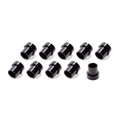 Fragola FRG481906-BL-10 6AN Tube Sleeve Fitting with 0.375 in. Tube Steel, Black Anodize - Set of 10 