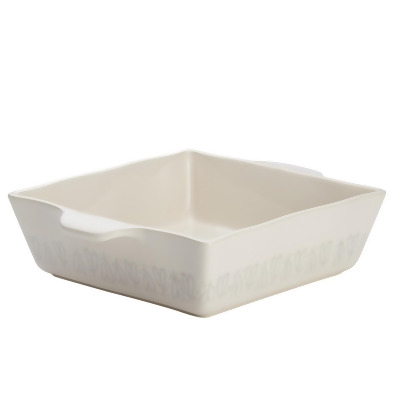 Ayesha Curry 46941 Ceramic Square Baker, 8 x 8 in. - French Vanilla 