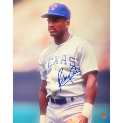 Athlon Sports CTBL-030825 8 x 10 in. Ruben Sierra Signed Texas Rangers Close Up Photo, AWM Hologram 