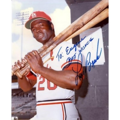 RDB Holdings & Consulting CTBL-036219 8 x 10 in. Lou Brock Signed St. Louis Cardinals MLB Photo - COA 