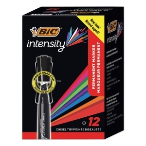 UPC 070330364349 product image for Bic Bicgpmm36ast Intensity Chisel Tip Permanent Marker, Assorted Color - Pack of | upcitemdb.com