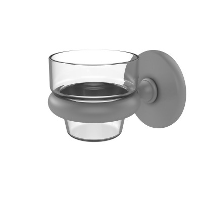 Allied Brass P1064-GYM Prestige Skyline Collection Wall Mounted Votive Candle Holder, Matte Gray 