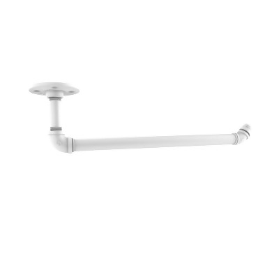 Allied Brass P-560-UPT-WHM Pipeline Collection Under Cabinet Paper Towel Holder, Matte White 