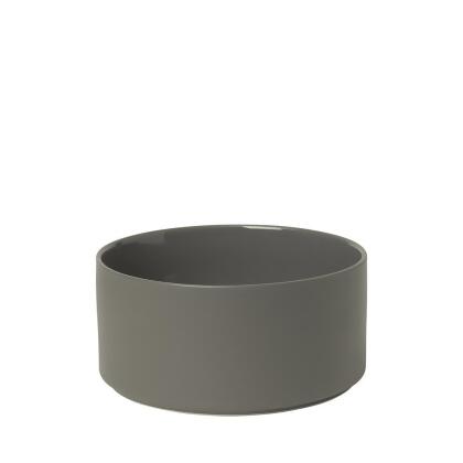 Blomus 63966 7.875 x 3.6825 in. Pilar Serving Bowl, Pewter 
