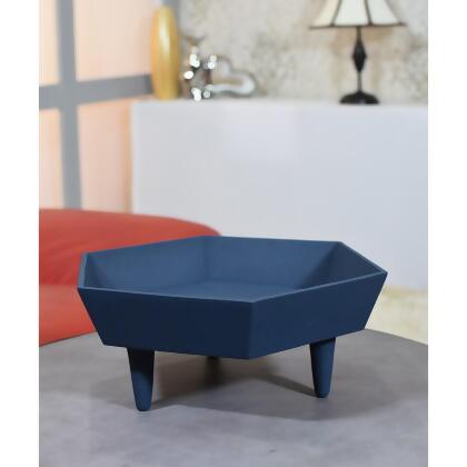 BBH Homes UBBBAOB185ASC1HS 29 x 25.5 x 11.5 cm Handmade Decorative Aluminum Bowls, Denim Blue 