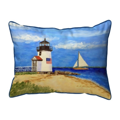 Betsy Drake ZP1342 20 x 24 in. Brant Point Lighthouse, MA Zippered Pillow - Extra Large 