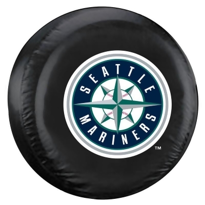 Fremont Die 2324568331 Seattle Mariners Alternate Logo Tire Cover, Black - Large 