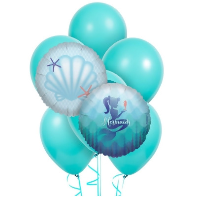 Buyseasons 264075 Mermaids Under the Sea Balloon Kit, Multicolor - 8 Piece 