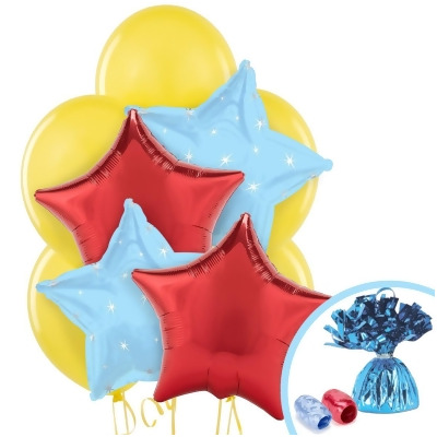 Birthday Express 253279 Penguin Party Balloon Bouquet, Multicolor 