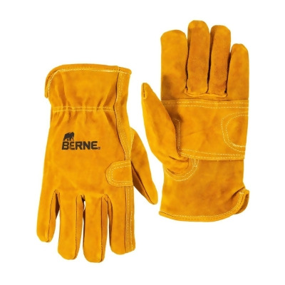 Berne GLV67GLD520 Classic Leather Work Gloves, Gold - 2XL 