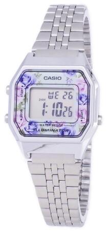 Casio LA680WA-2C Youth Vintage Illuminator Quartz Digital Women Watch, Blue
