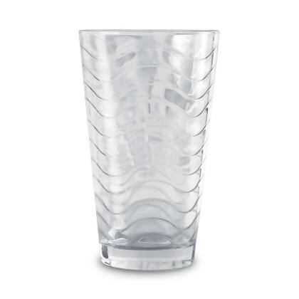 Circleware 40135-AM 15.75 oz Pulse Cooler Glassware, Clear - Set of 8 