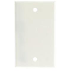 CableWholesale 200-258WH Wall Plate, Blank Cover Plate - White 