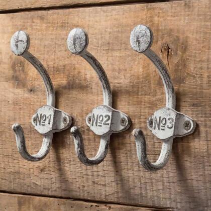 Three Silver Stags Detail Wall Hooks – Chic Interiors Cheshire