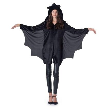 Dress Up America 1089-XL Bat Women Adult Costume, Black - Extra Large 