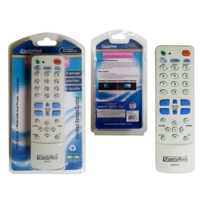 Familymaid 32037 Universal Remote Control, White - Pack of 96 