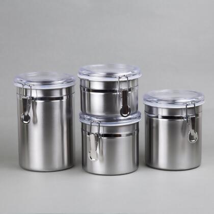Stainless Steel Canisters for the Kitchen - Beautiful Airtight for