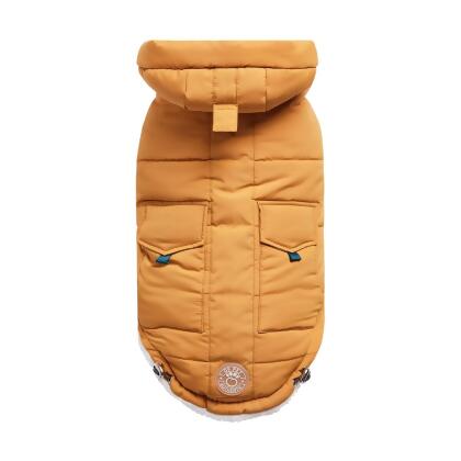 GF Pet GJ468F2-YE-S Super Puff Parka Coat, Yellow - Small 
