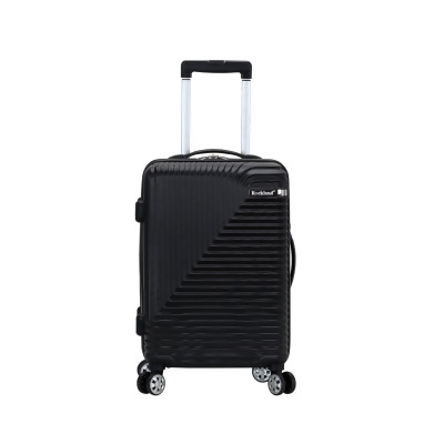 Fox Luggage F2421-BLACK 20 in. Star Trail ABS Carry on Luggage, Black 
