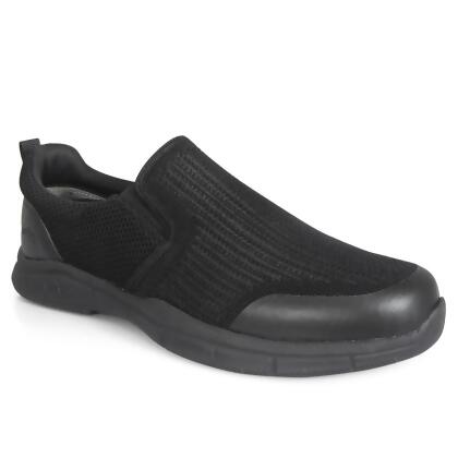 Genuine Grip 1700-8.5M Men Slip-On Water Repellent Shoe, Black - Size 8.5 Medium 