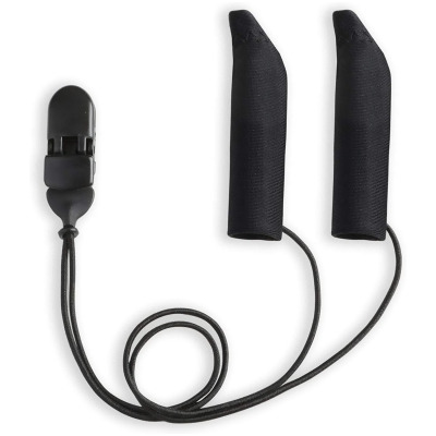 Ear Gear EG-FMCORD-BK 2-3 in. FM Corded Binaural Hearing Aids, Black 