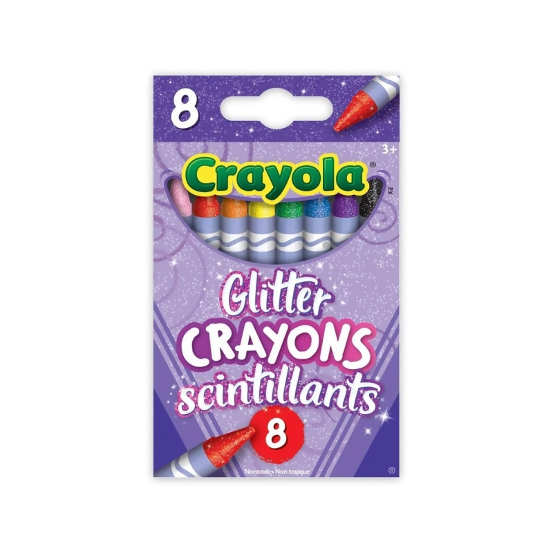 Crayola Glitter Crayons - 8 Count