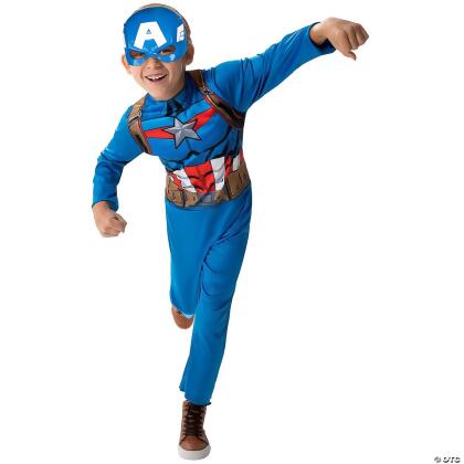 Jazwares JWC0703LG Captain America Steve Rogers Value Child Costume - Large