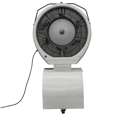EcoJet 040402 18 gal Hurricane Reservoir Misting Fan with UV Sanitizing Light, White - Cools up to 1500 sq ft. 