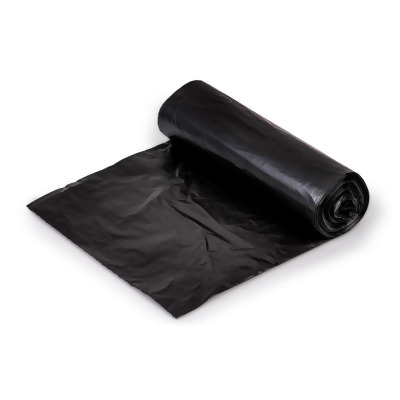 Colonial Bag 980390-RL 60 gal 2X Heavy Duty Trash Bag, Black - 15 Per Roll - 10 Roll Per Case 