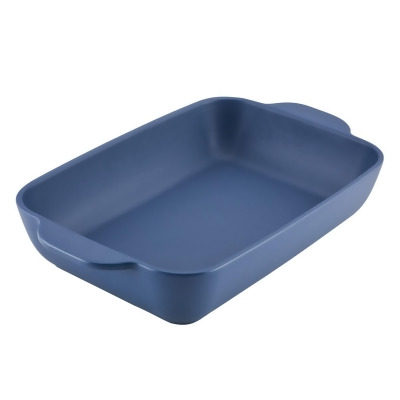 Ayesha Curry 48594 9 x 13 in. Rectangular Ceramic Baking Dish, Anchor Blue 